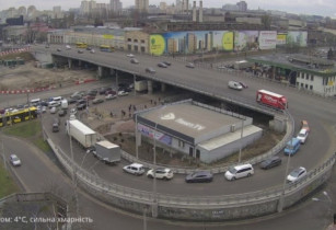 Obraz podglądu z kamery internetowej Kyiv - Shulyavsky Bridge